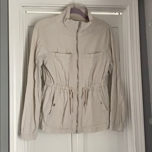 Cinch waist jacket